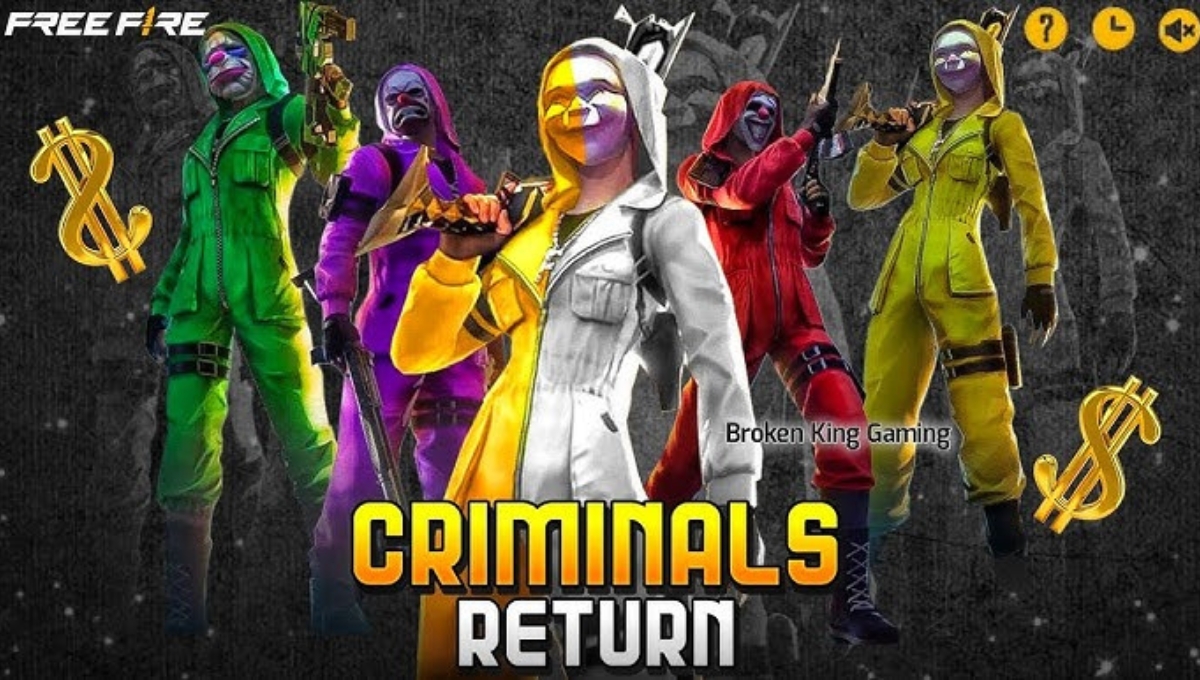 The Comeback of Dreams, Free Fire Criminal Bundle is Back to Rule
