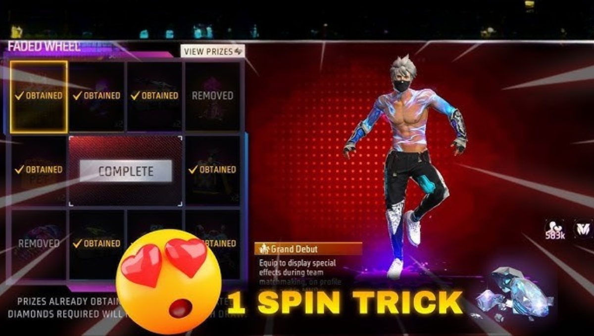 Grand Debut Arrival Animation 1 Spin Trick, Win Free Fire MAX Most Royal Animation in Just One Spin