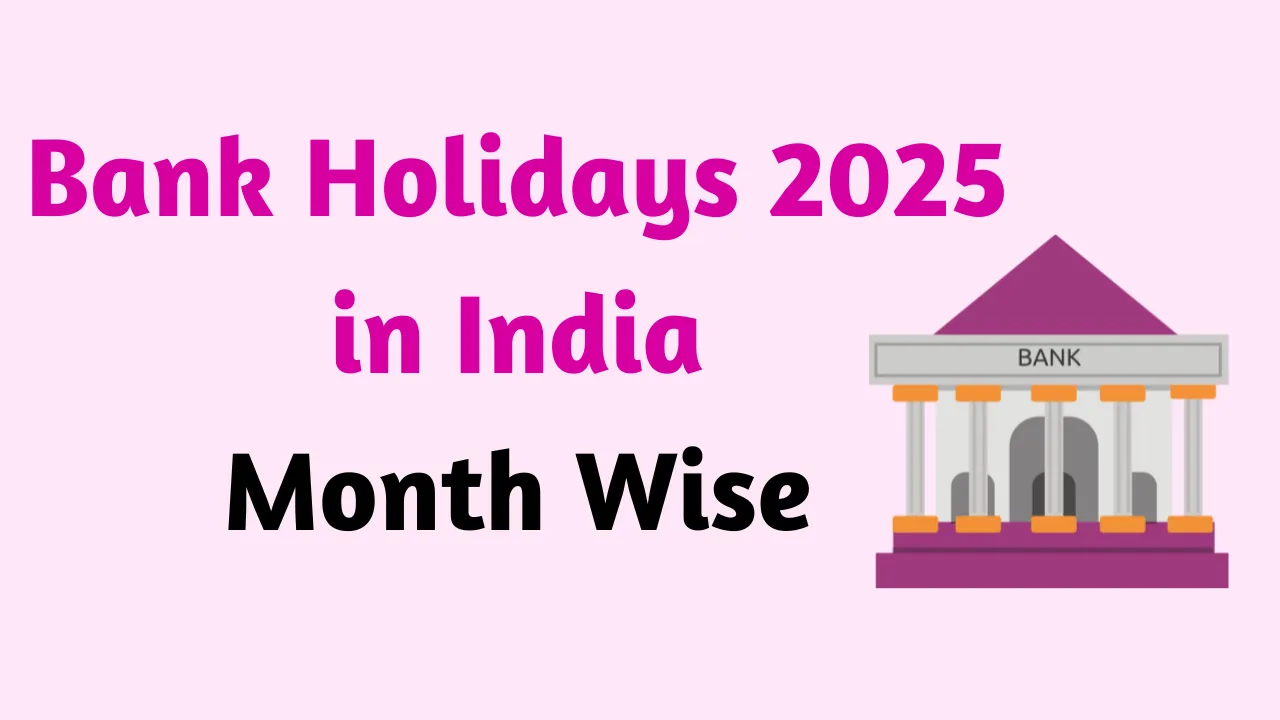 Bank Holidays in India 2025