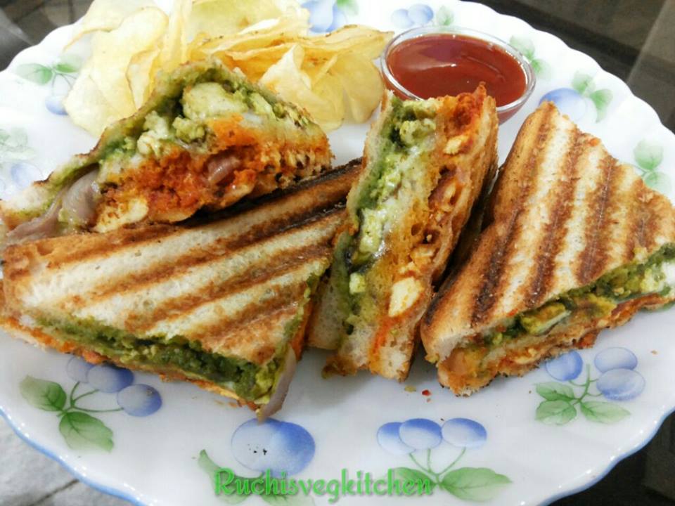Paneer Veg Sandwich