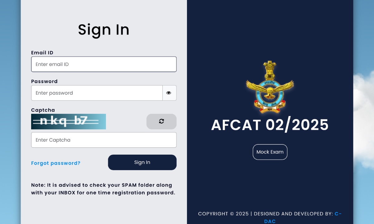 IAF AFCAT 2 Admit Card