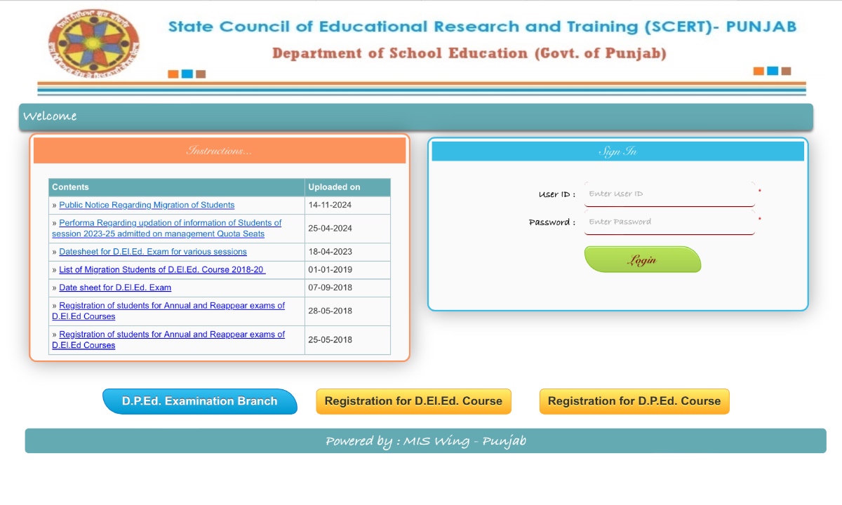 ETT Entrance Admit Card