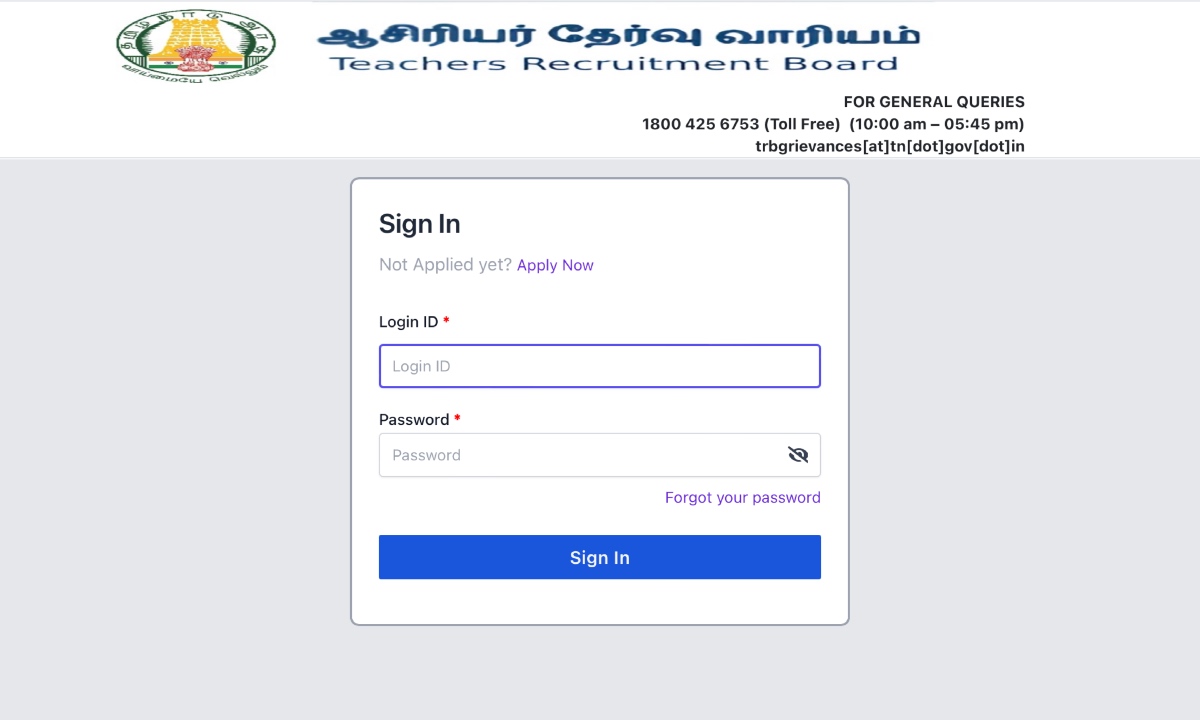 TNTET Admit Card 