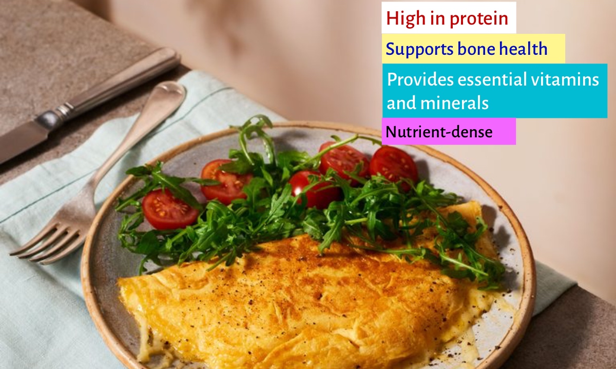 Cheese Omelette Sandwich Benefits