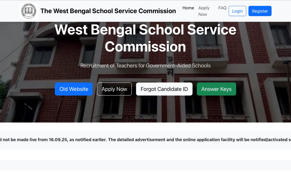 WBSSC Group C And D Registration