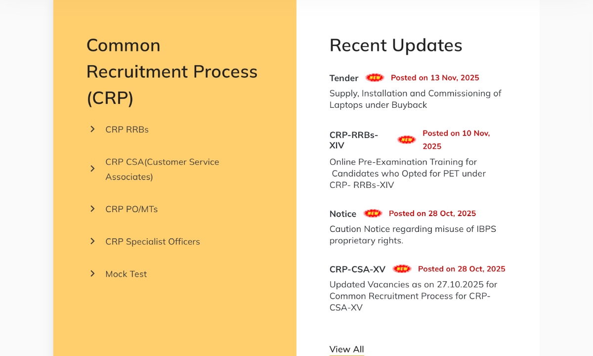 IBPS Clerk Prelims Result