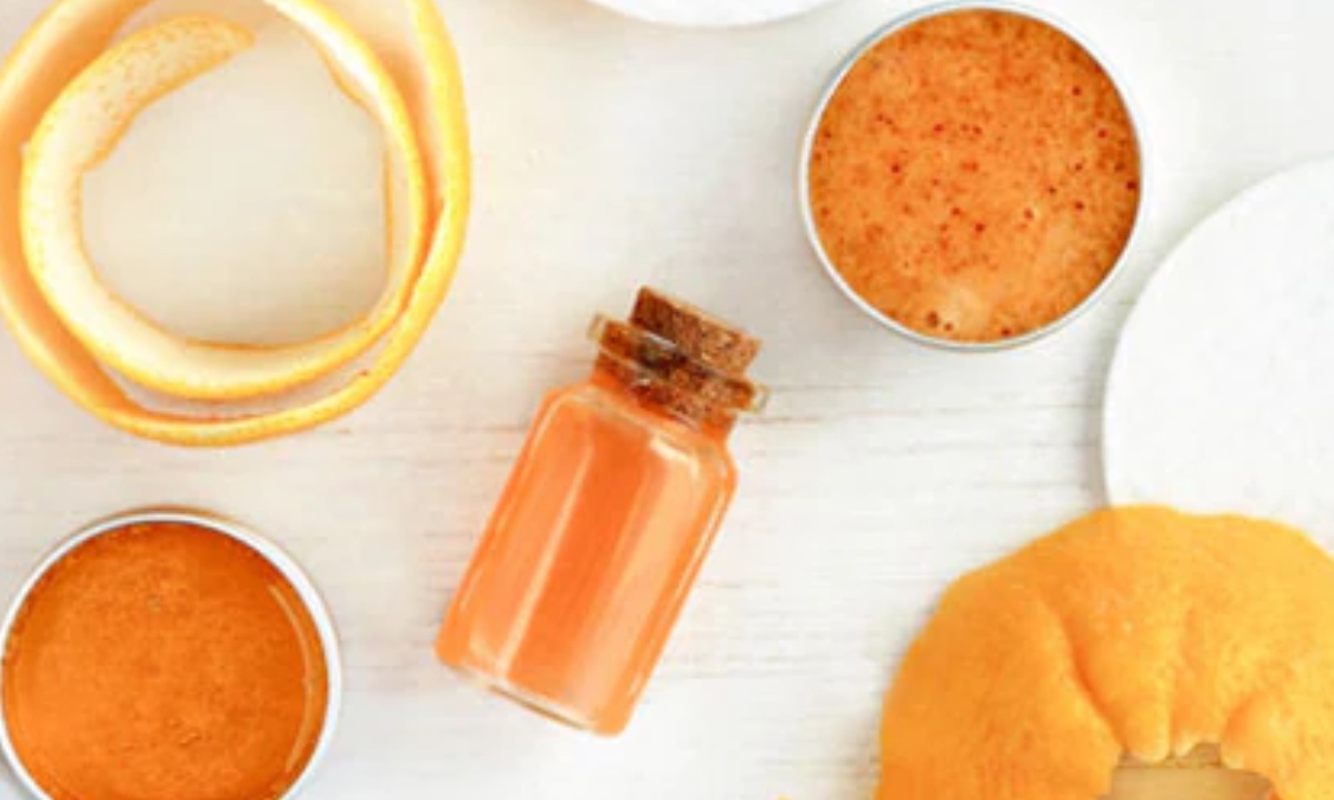 Orange Peel Face Mask