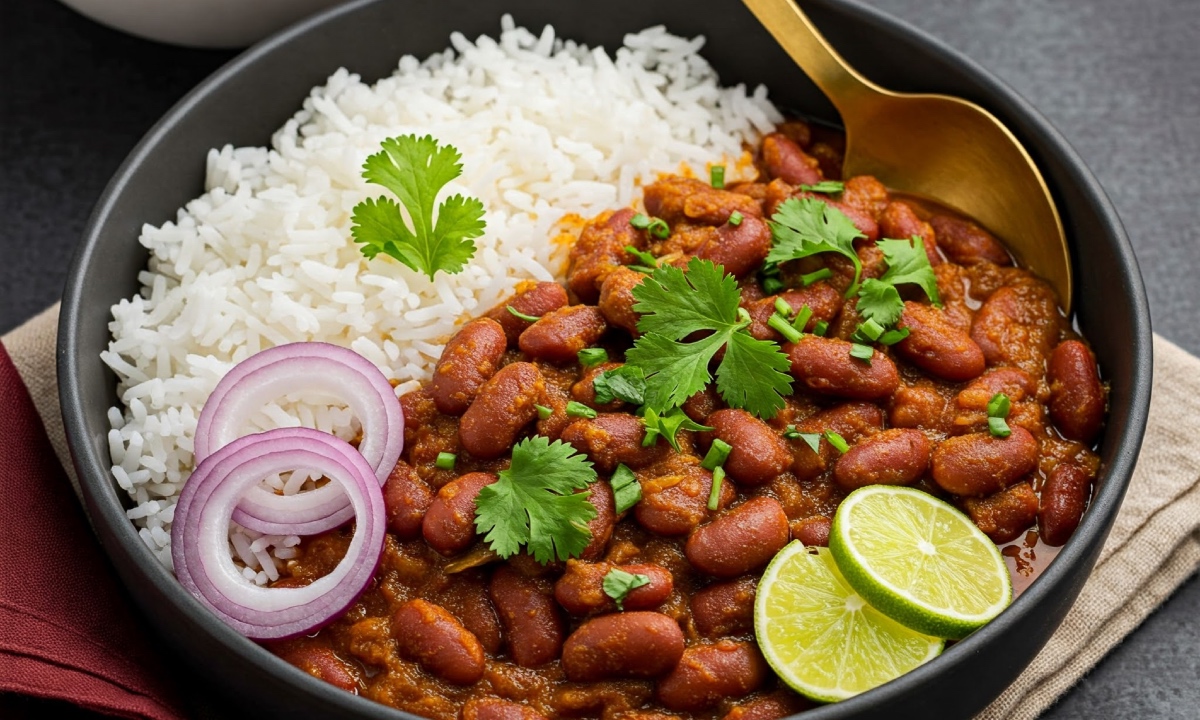 Punjabi Rajma Chawal Recipe