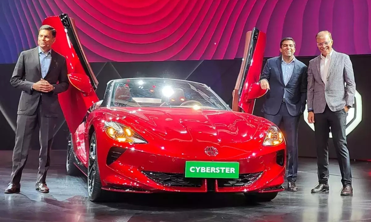 MG Cyberster EV Pre Bookings Open in India The Future of Electric Sports Cars is Here