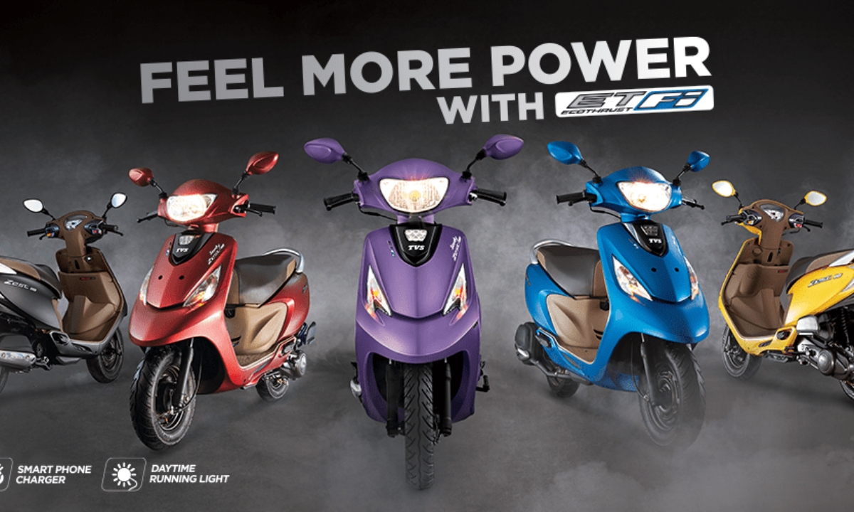 TVS Scooty Zest 110 The Perfect Blend of Style, Performance, and Comfort