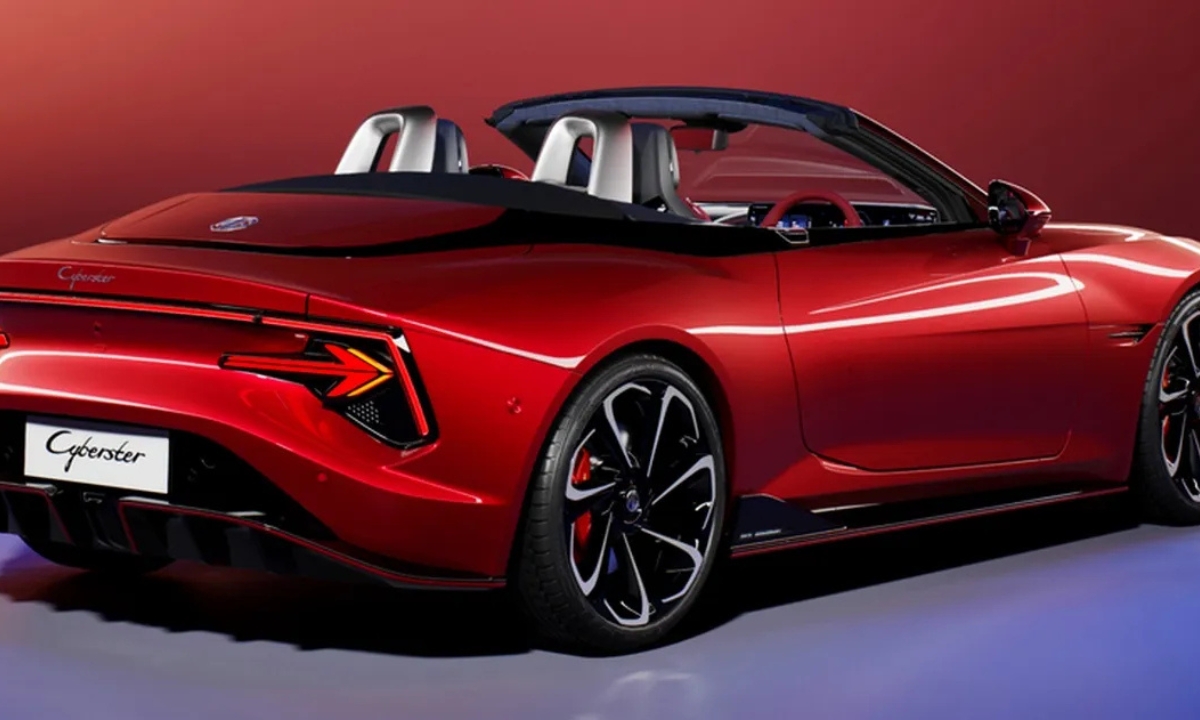 MG Cyberster EV Pre Bookings Open in India The Future of Electric Sports Cars is Here