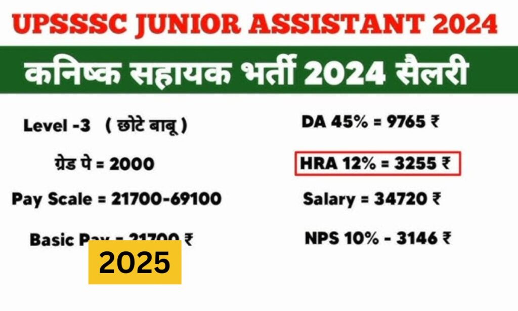 UPSSSC Junior Assistant