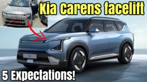 Kia Carens: Spotted Kia Carens EV Getting Ready for the Road