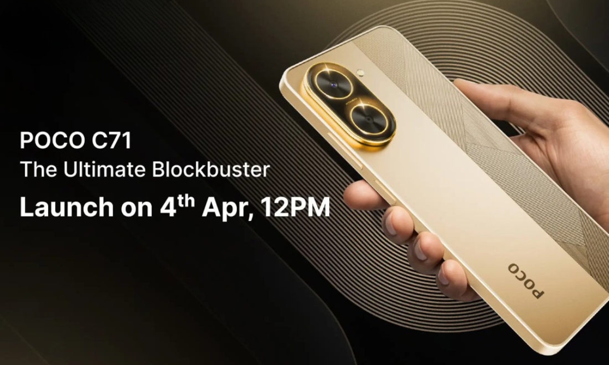 POCO C71 Set to Launch on April 4, 2025 A Game-Changer in Budget Smartphones