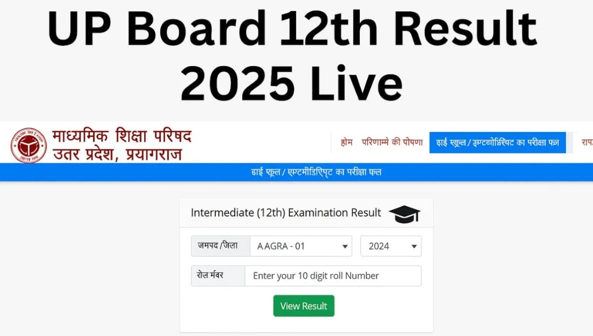 UP Board 12th Result 2025