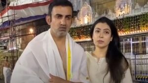 Gautam Gambhir Seeks Divine Blessings at Venkateshwara Temple Ahead of Crucial England Tour