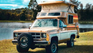 Roll Back the Clock: Explore the Outdoors in This Classic GMC Jimmy Camper