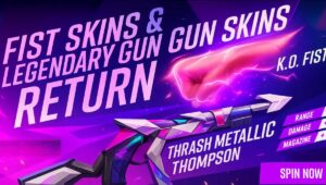 Free Fire Fist X Gun Skin Event 2025, One Spin, One Punch, One Killer Combo