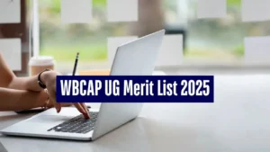 WBCAP 2025 Merit List Out Today
