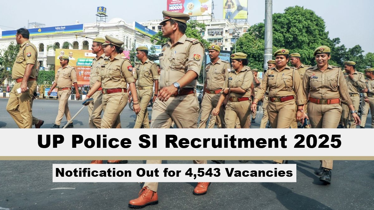 Notification Out for 4,543 Vacancies
