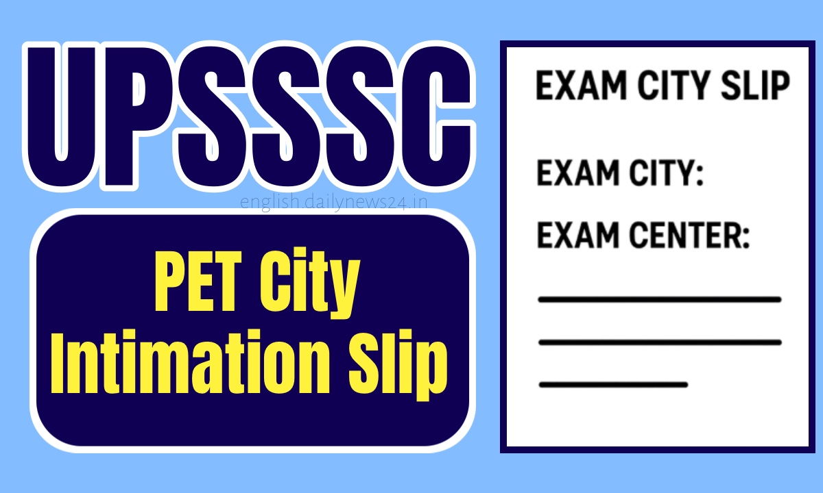 UPSSSC PET Exam City