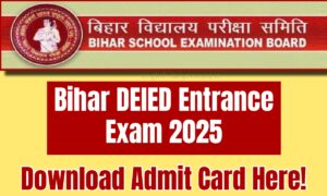 Bihar DElED Entrance Exam