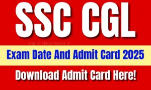 SSC CGL Admit Card