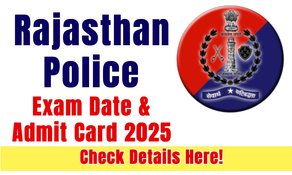 Rajasthan Police Admit Card