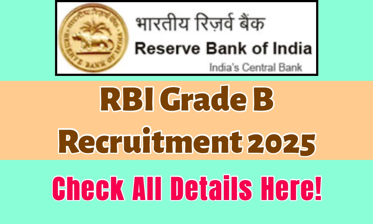 RBI Grade B Recruitment