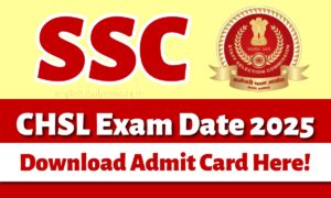 SSC CHSL Admit Card