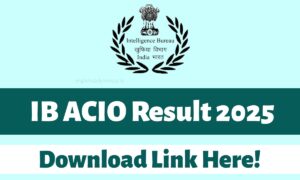 IB ACIO Result