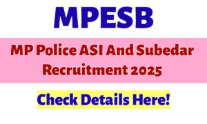MP Police ASI And Subedar