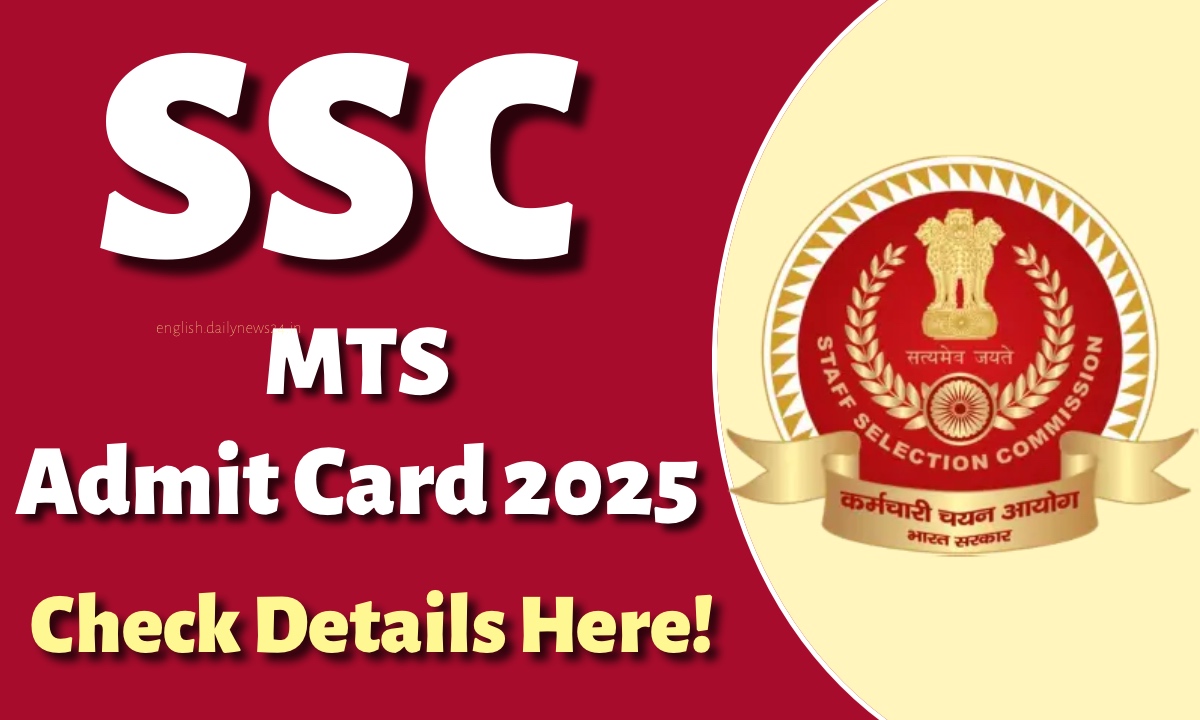 SSC MTS Admit Card