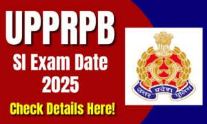 UP SI Exam Date