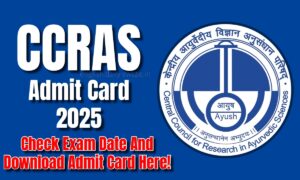 CCRAS Exam Admit Card