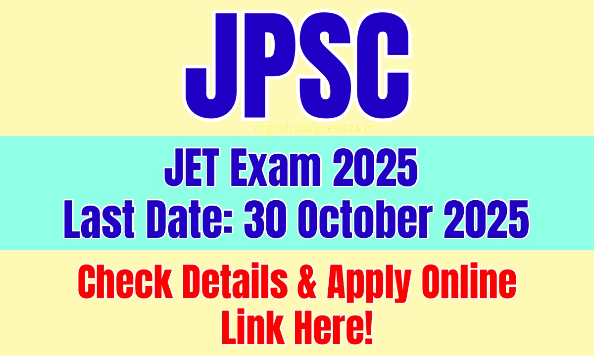 JPSC JET Exam