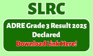 ADRE Grade 3 Result
