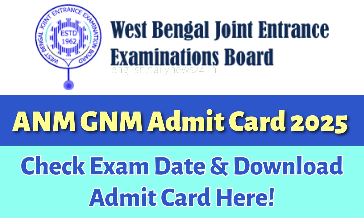 ANM GNM Admit Card