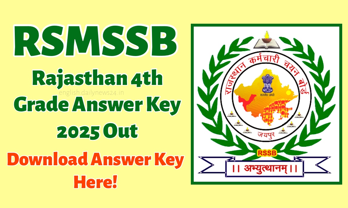 Rajasthan 4th Grade Answer Key