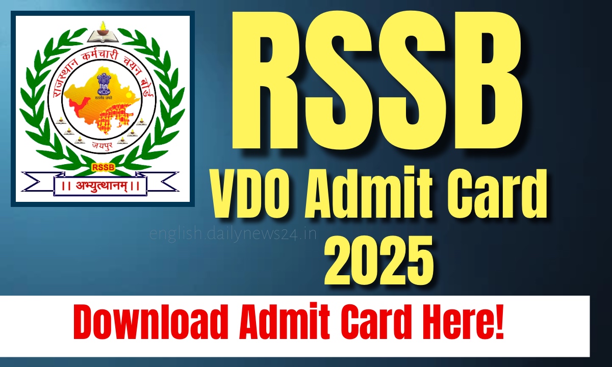 RSSB VDO Admit Card