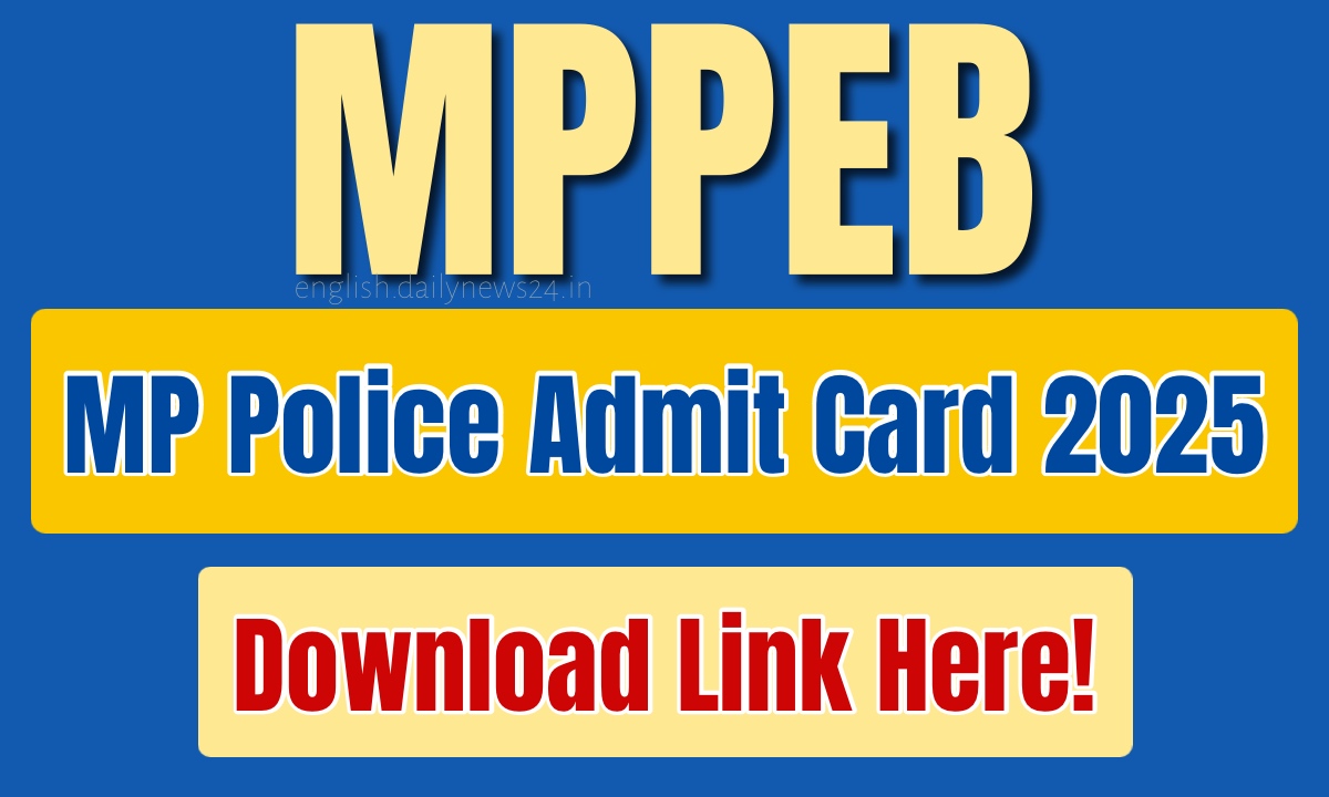 MP Police Admit Card