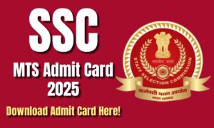 SSC MTS Admit Card
