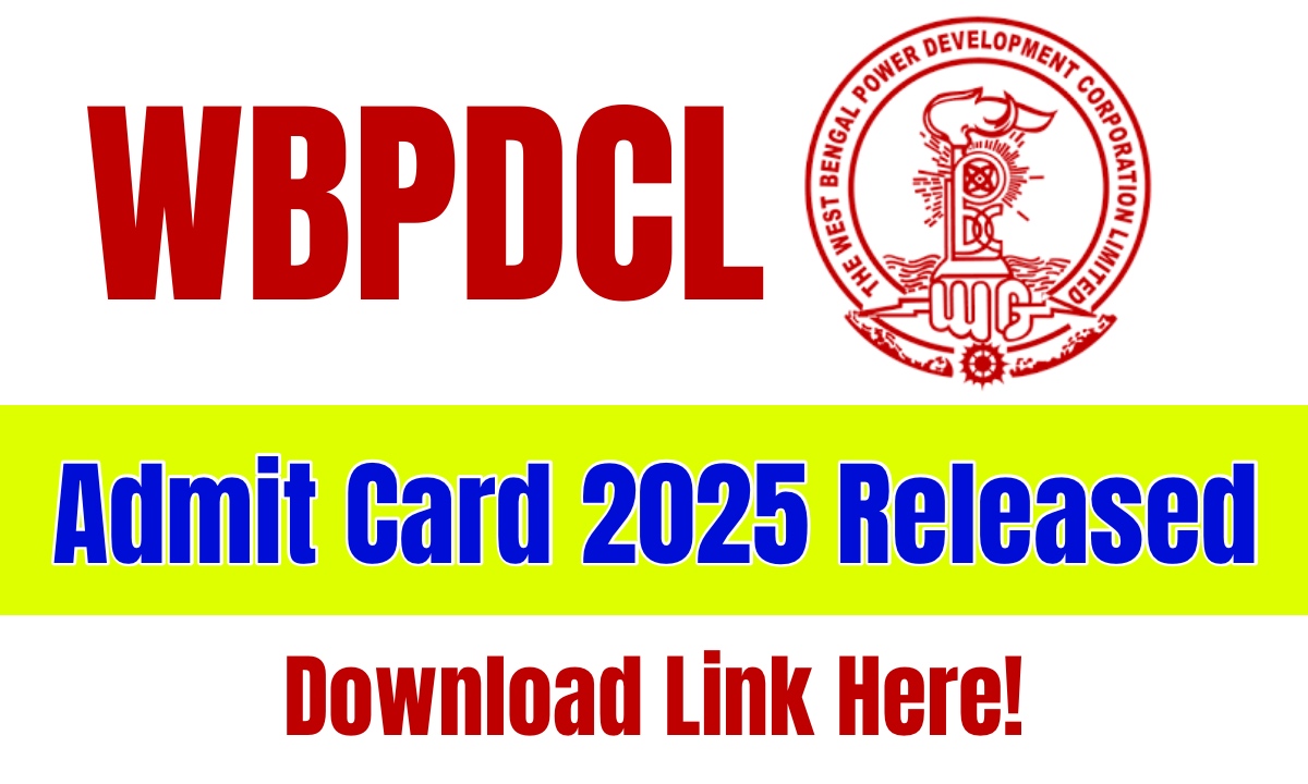 WBPDCL Admit Card
