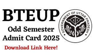 BTEUP Admit Card