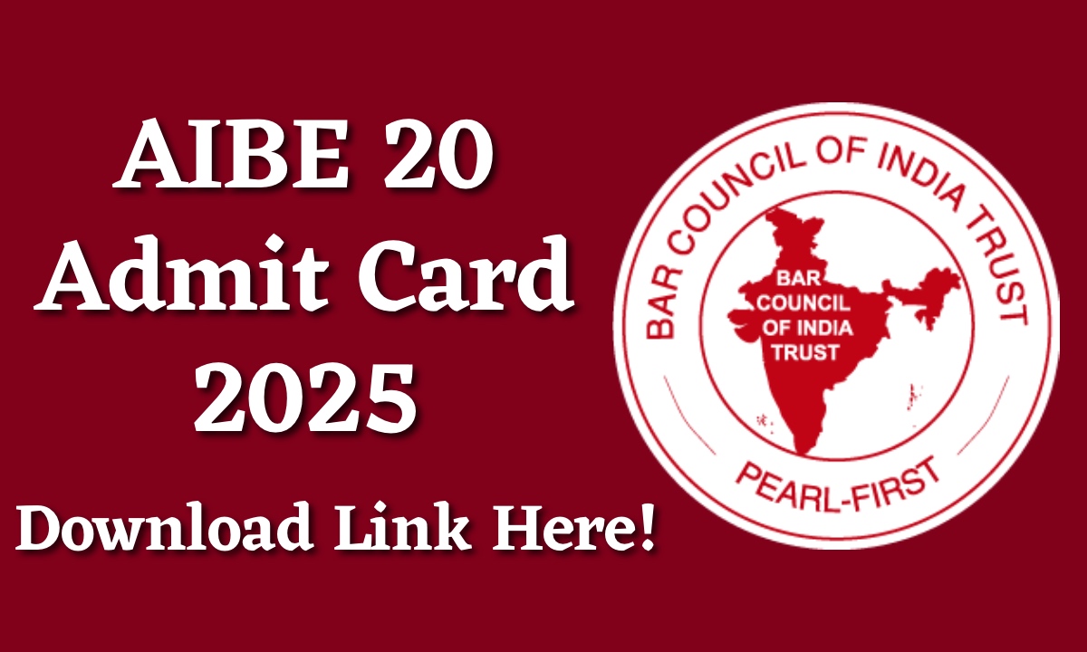AIBE 20 Admit Card