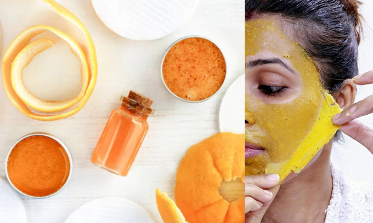 Orange Peel Face Mask