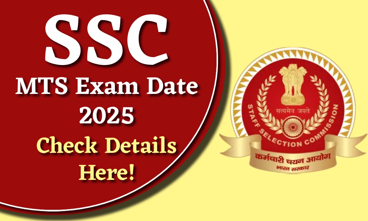 SSC MTS Exam Date